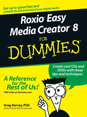 cover image of RoxioEasy Media Creator8 For Dummies